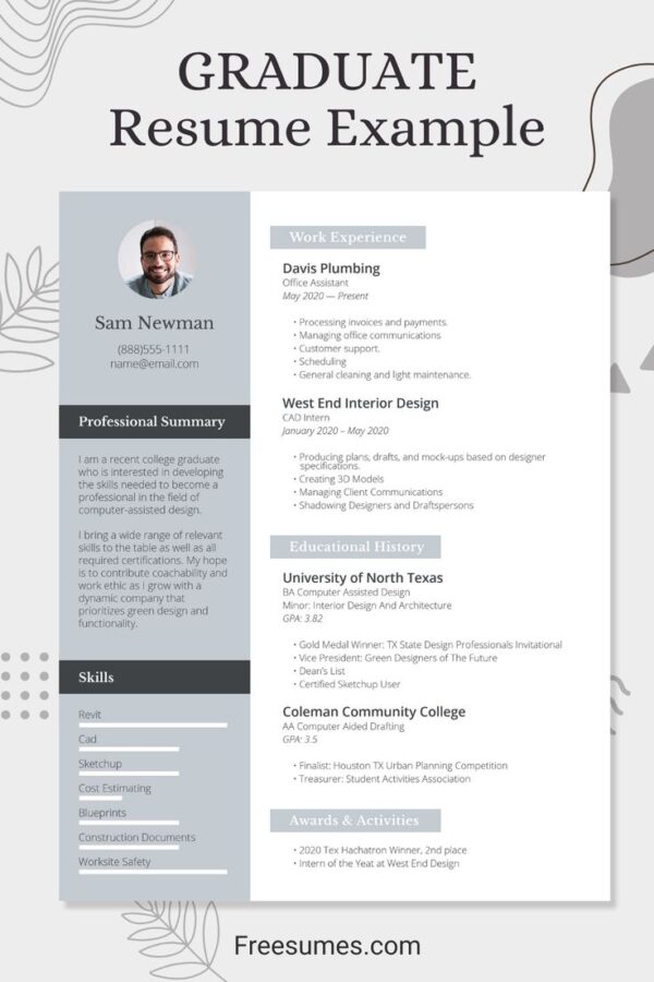 Graduate Resume
